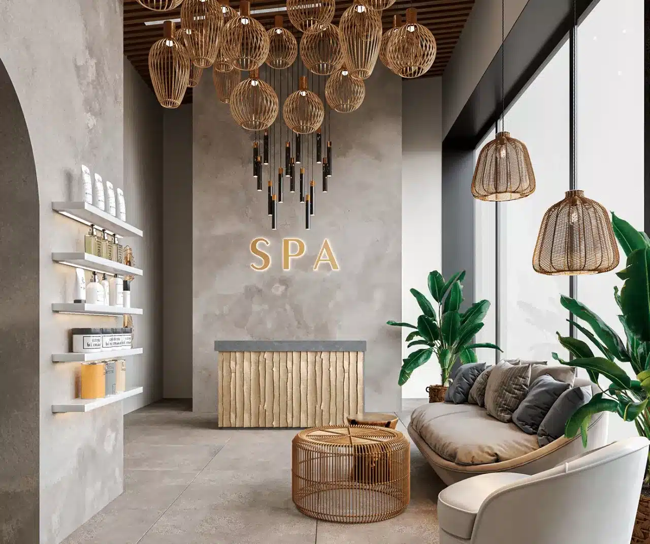 Xu hướng thi công spa trọn gói Quảng Bình 2026: Hiện đại và gần gũi thiên nhiên 5 thi công spa trọn gói Quảng Bình