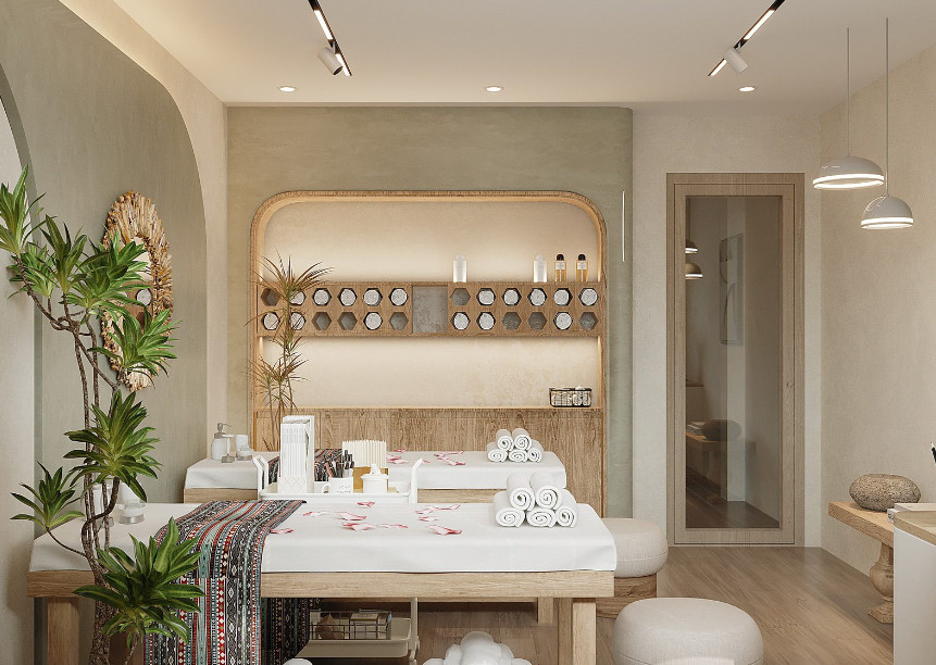 Xu hướng thi công spa trọn gói Quảng Bình 2026: Hiện đại và gần gũi thiên nhiên 2 thi công spa trọn gói Quảng Bình