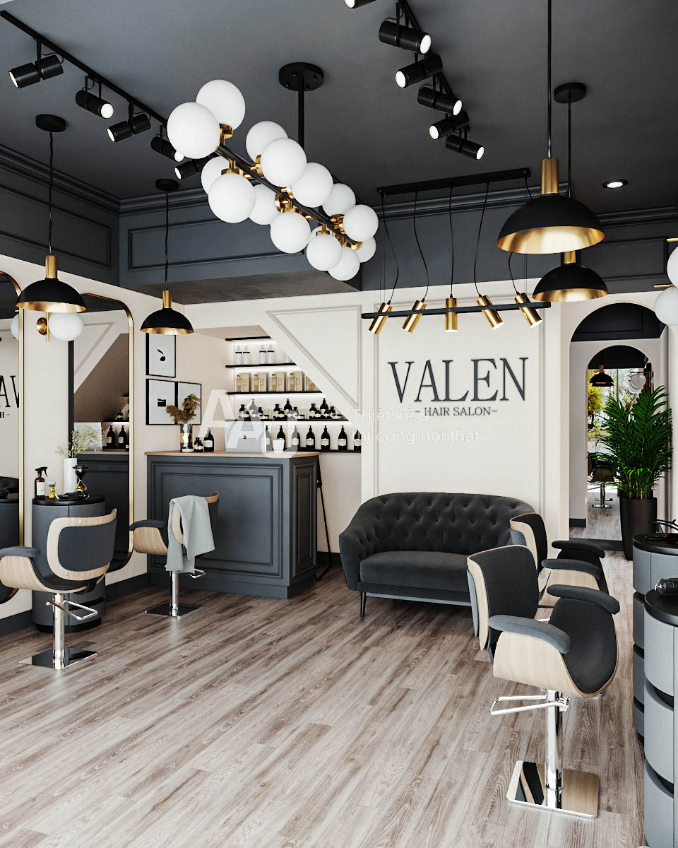 Thi công trọn gói salon Quảng Nam 2025: Không gian làm đẹp chuyên nghiệp, thu hút khách hàng