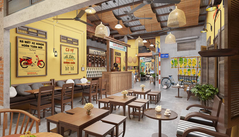 Thiết Kế Quán Cafe Cóc Quảng Nam 2026 – Xu Hướng Mới Cho Không Gian Kinh Doanh Bình Dân Hiện Đại 5 thiết kế quán cafe cóc Quảng Nam
