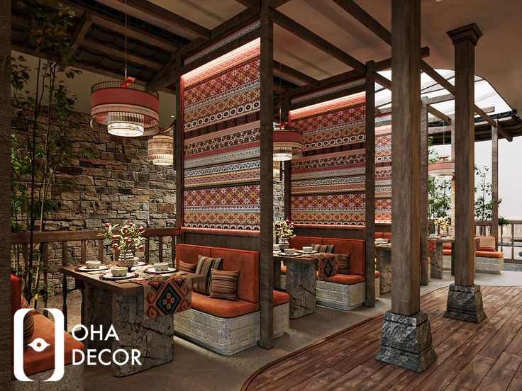 thiết kế quán chay