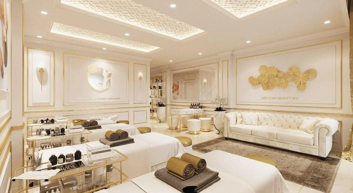 Thiết kế thi công nội thất spa Huế năm 2025