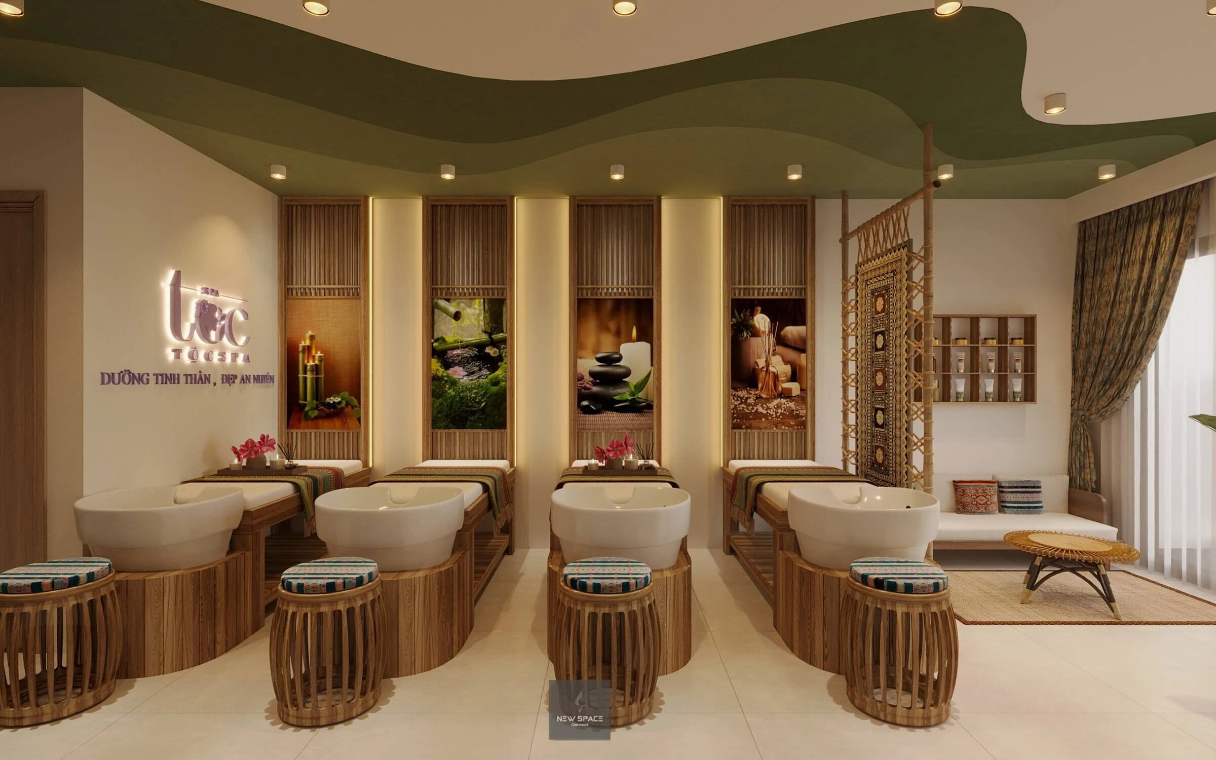 Thiết kế và thi công spa tại Quảng Bình