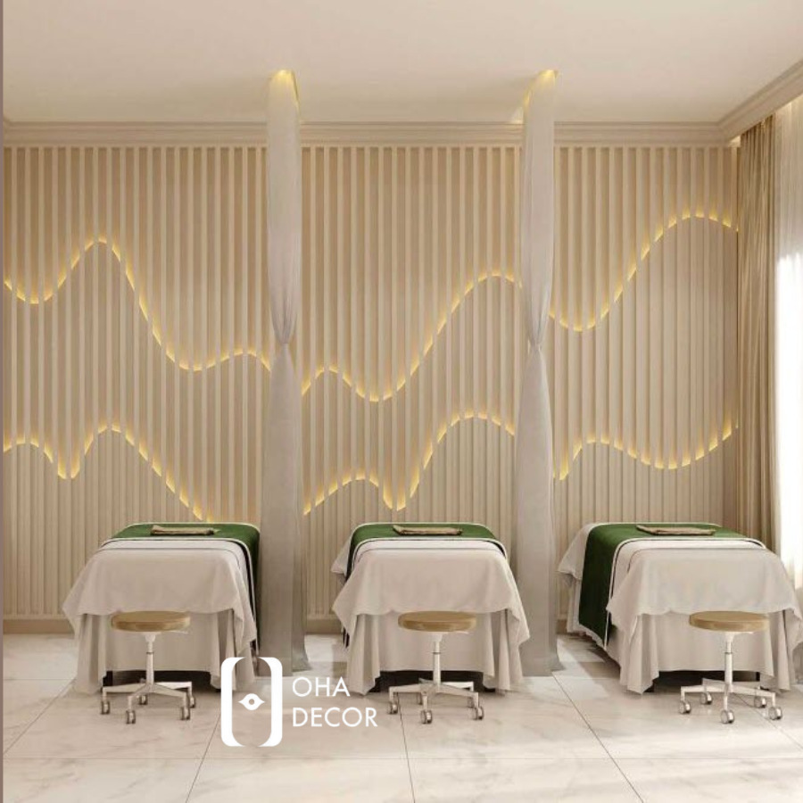 ách trang trí spa mini đẹp Đà Nẵng
