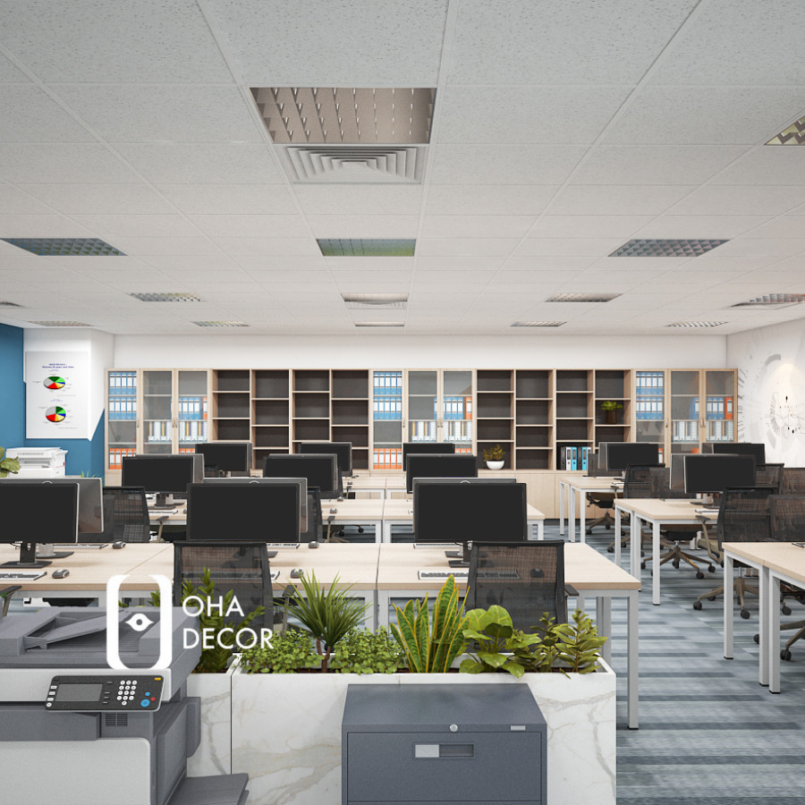 Nội thất văn phòng Hà Nội của Oha Decor
