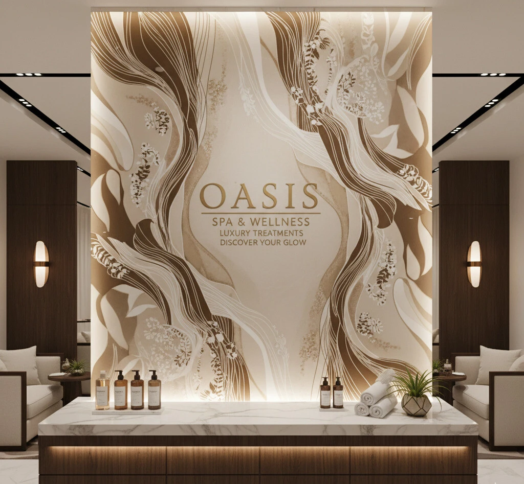 in UV kính quảng cáo showroom Quảng Trị