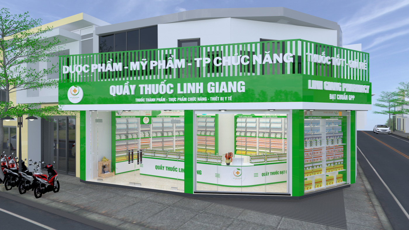 Thi công nhà thuốc TP. Hồ Chí Minh năm 2025