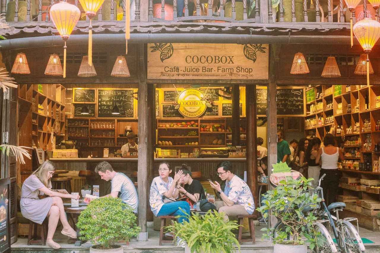 Thi công quán cafe phong cách cổ Hội An