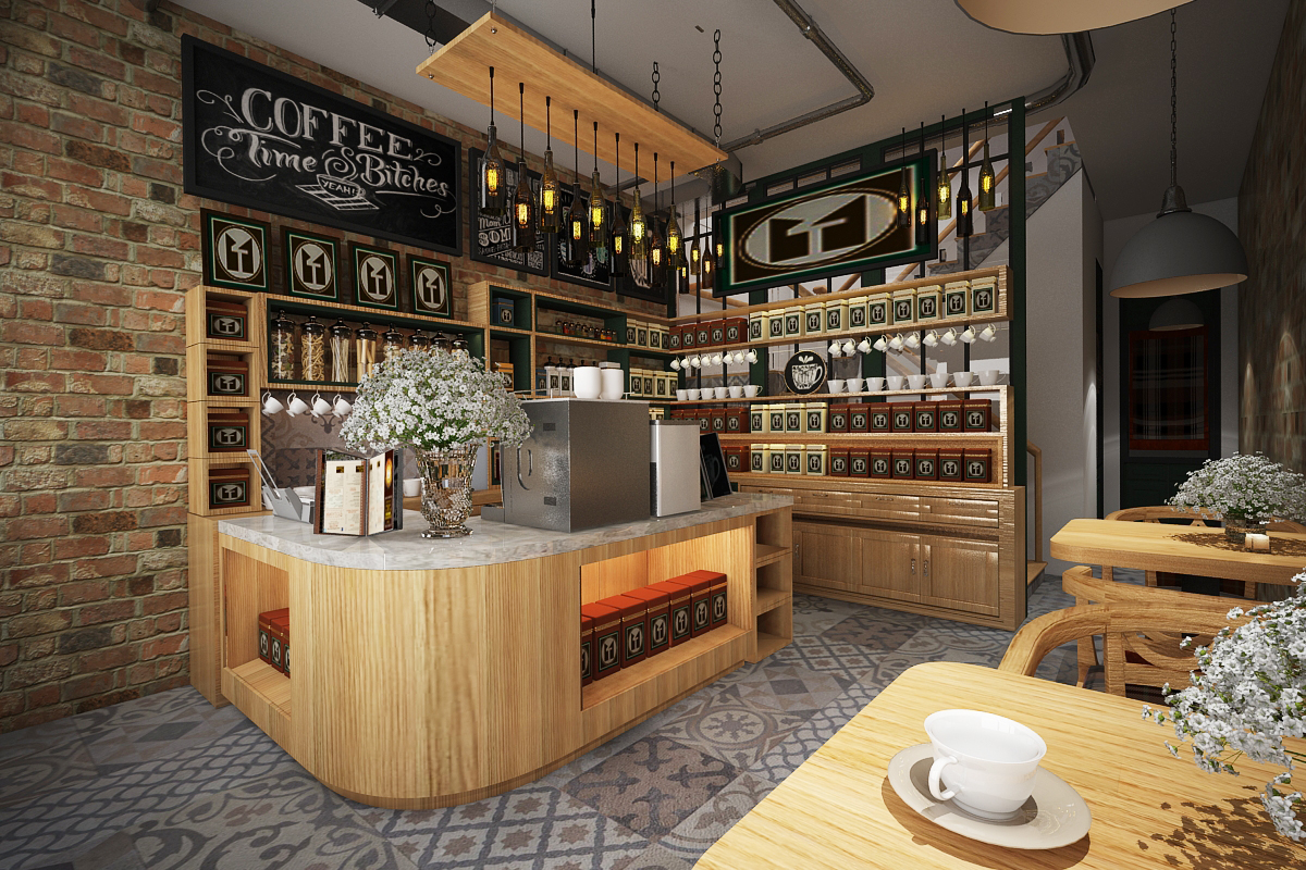 Thiết kế bar cafe tại Đà Nẵng đẹp, chuẩn xu hướng 2026 4 Thiết kế bar cafe tại đà nẵng