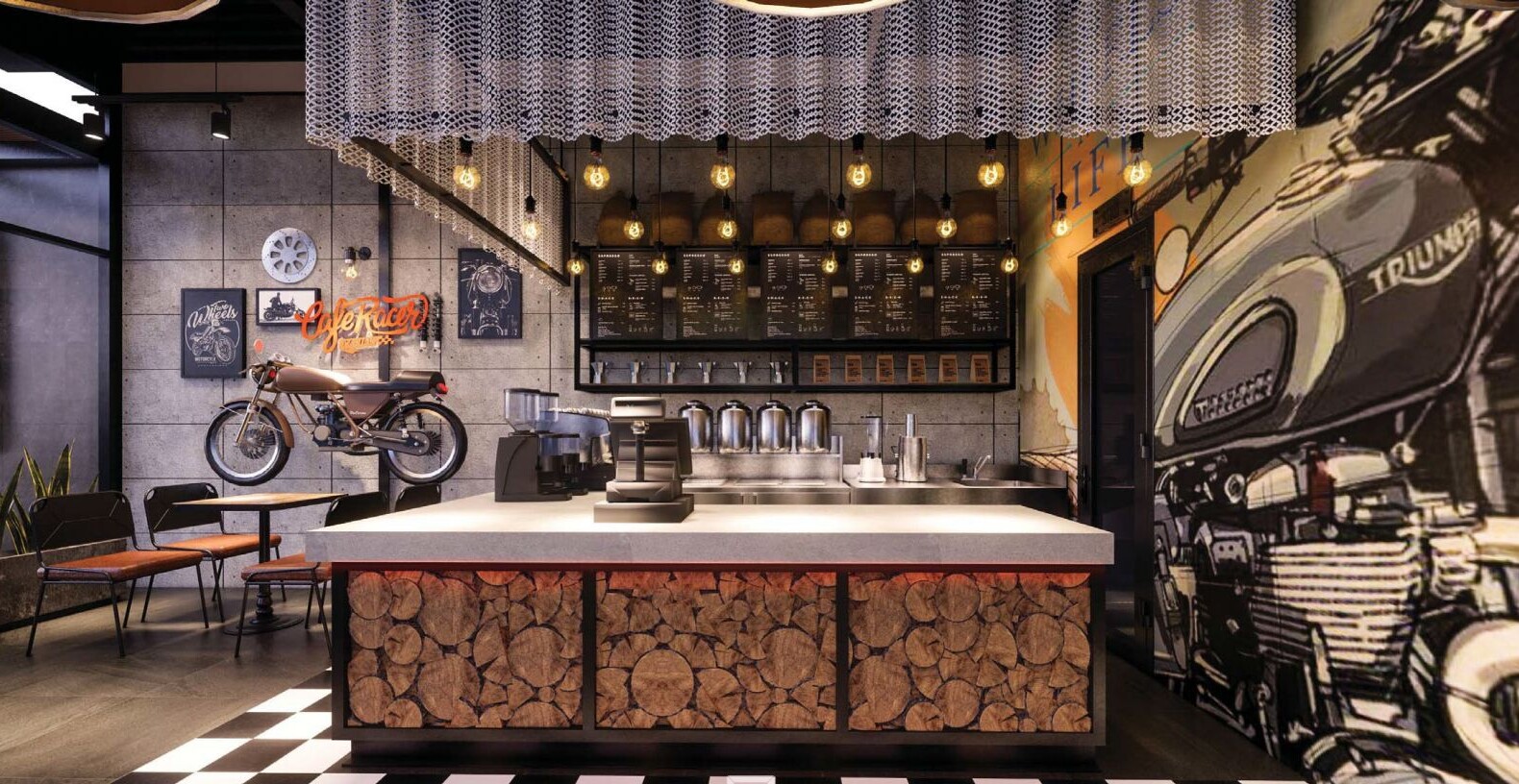 Thiết kế bar cafe tại Đà Nẵng đẹp, chuẩn xu hướng 2026 1 Thiết kế bar cafe tại đà nẵng