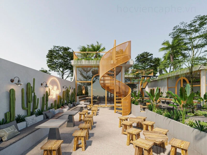 Thiết Kế Thi Công Quán Cà Phê Hà Nội Mô Hình Concept Studio – Không Gian Check In Nghệ Thuật Cho Giới Trẻ 2025 9 thiết kế thi công quán cà phê Hà Nội