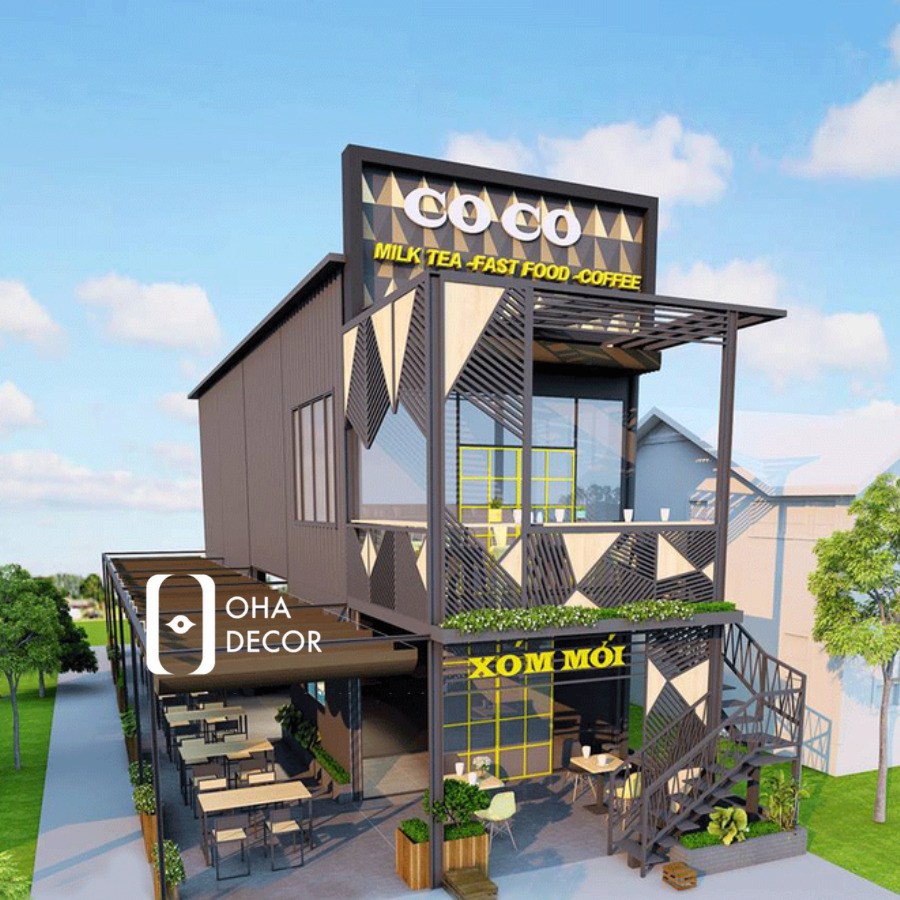 Thiết kế thi công cafe nhà tiền chế Quảng Bình | Giải pháp tối ưu cho chủ đầu tư 4 tu quan ao go go do 3 3 13