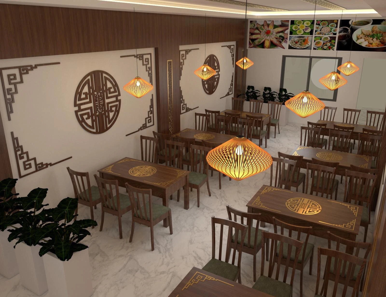Thiết kế quán Huế 