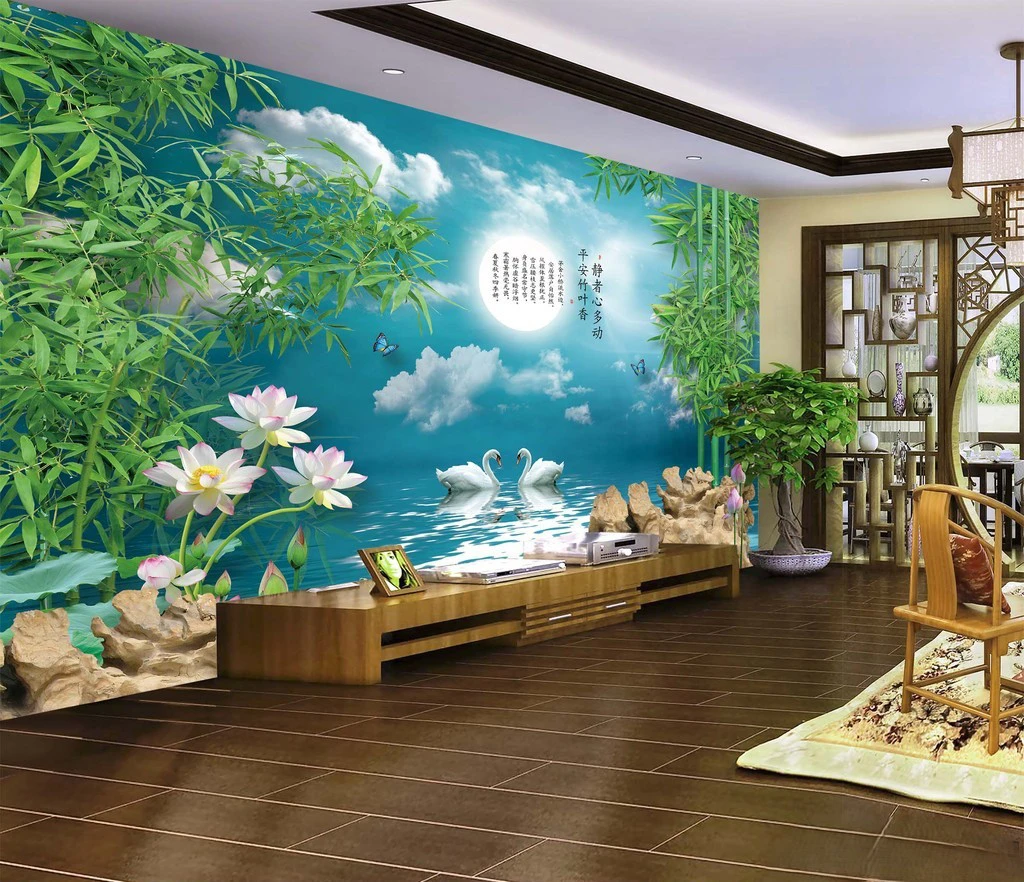 Không gian sang hơn nhờ tranh dán tường vải lụa in UV Đà Nẵng năm 2026 2 Tranh dán tường vải lụa in UV Đà Nẵng