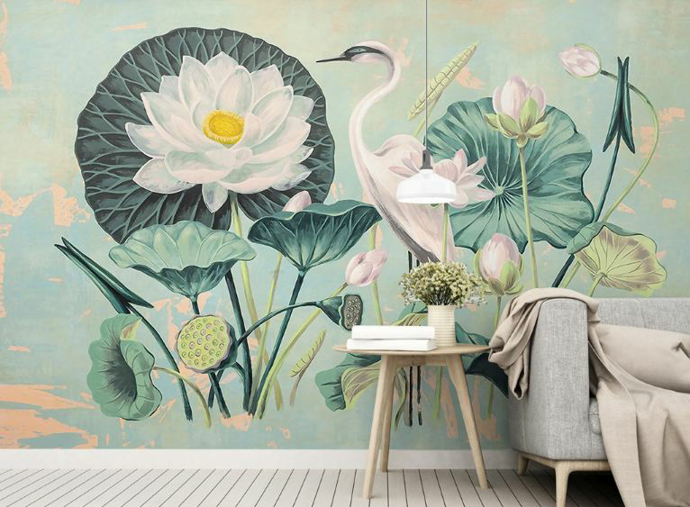 Tranh dán tường vải lụa in UV Đà Nẵng