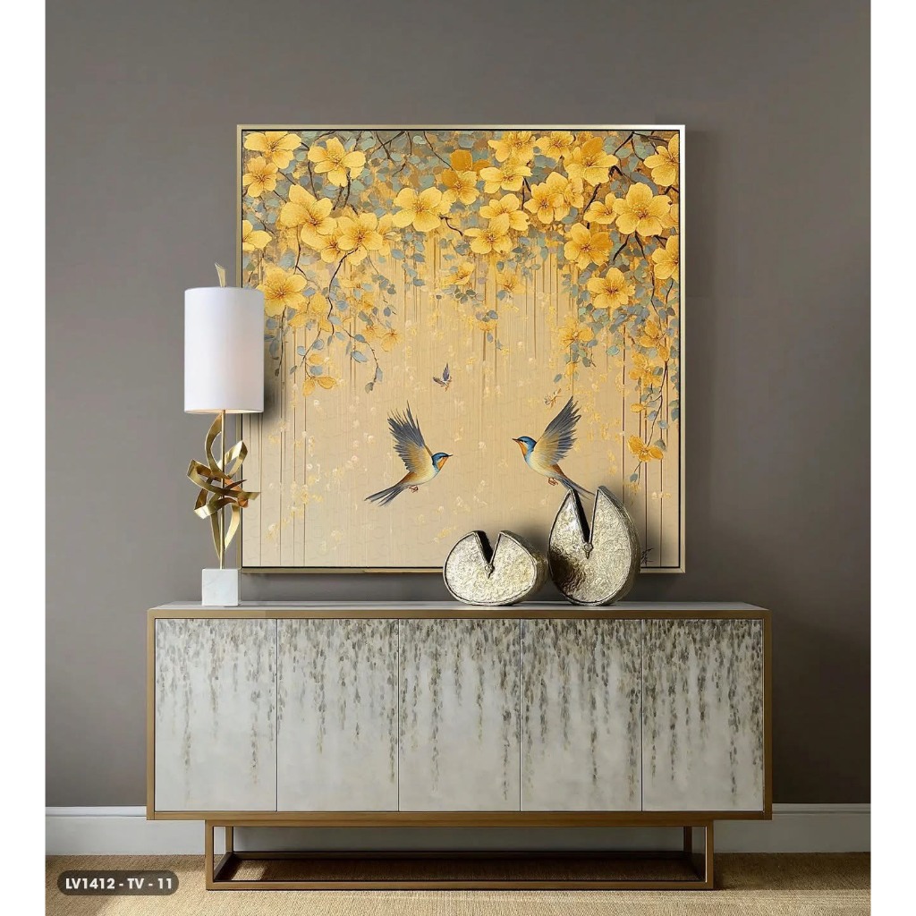 Mô tả: Oha Decor với xưởng in hiện đại và hàng nghìn bức tranh Tết đã bàn giao cho khách Sài Gòn Tranh Tết Đẹp Phòng Khách TP. Hồ Chí Minh 2026
