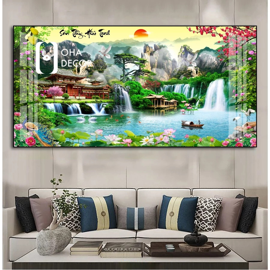 Tranh Tết cao cấp phong cảnh tặng đối tác Huế – Lựa chọn sang trọng, tinh tế cho dịp năm mới 1 Tranh Tết cao cấp phong cảnh tặng đối tác Huế