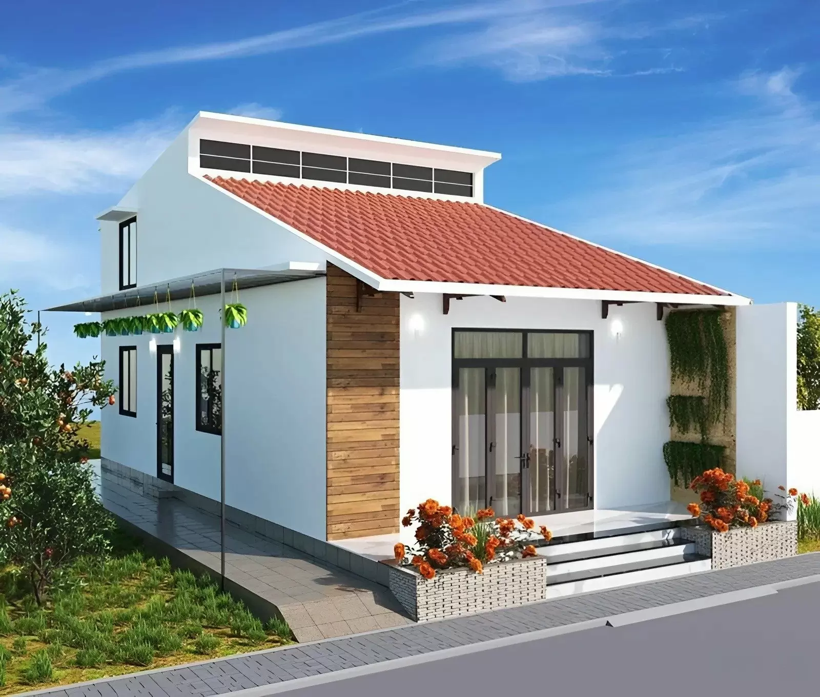 Nhà vườn cấp 4 nông thôn Đà Nẵng đẹp, tiết kiệm chi phí | Xu hướng 2026 2 Nhà vườn cấp 4 nông thôn Đà Nẵng