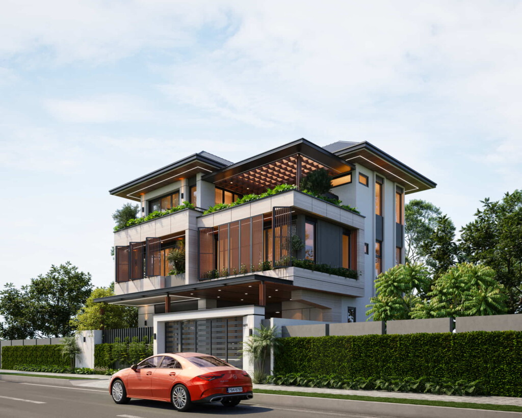 Thiết kế thi công nhà tọn gói ở Huế 