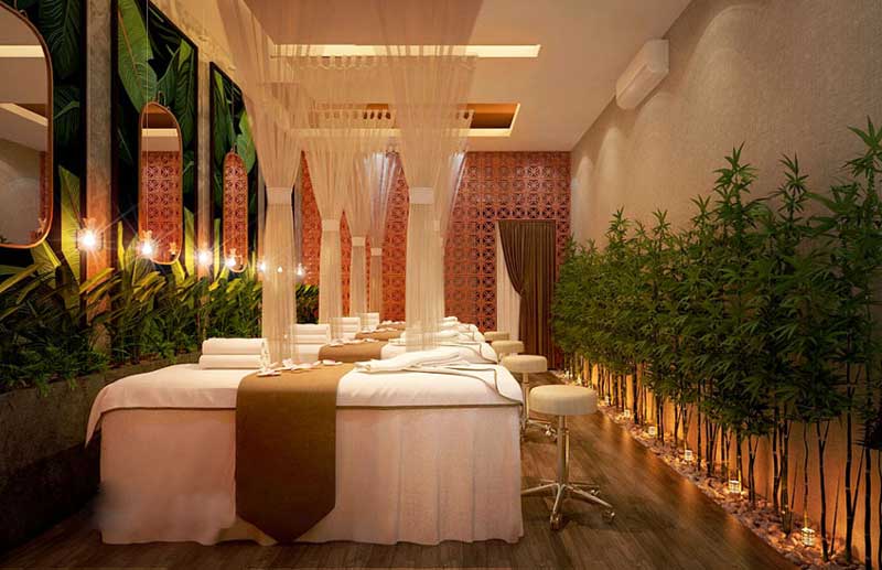 trang trí phòng spa nhỏ đẹp
