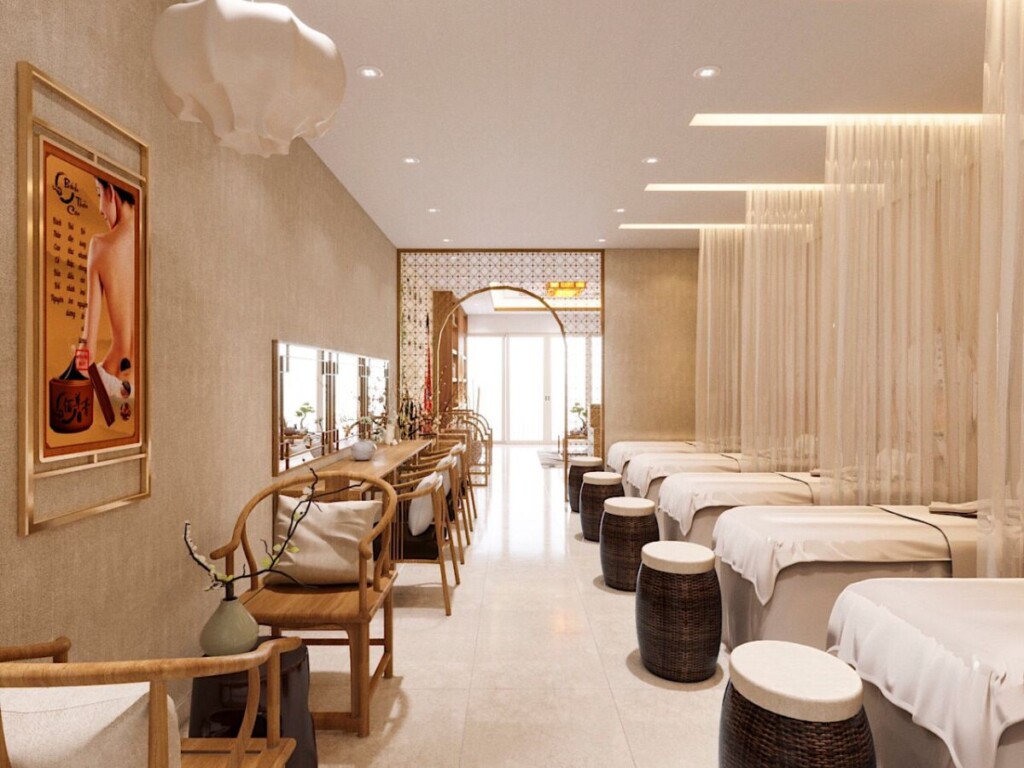 trang trí phòng spa nhỏ đẹp