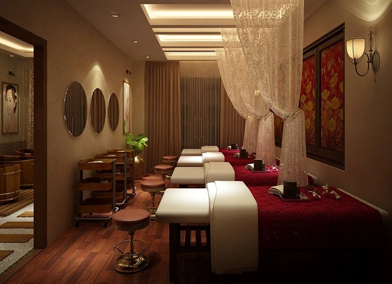 trang trí phòng spa nhỏ đẹp