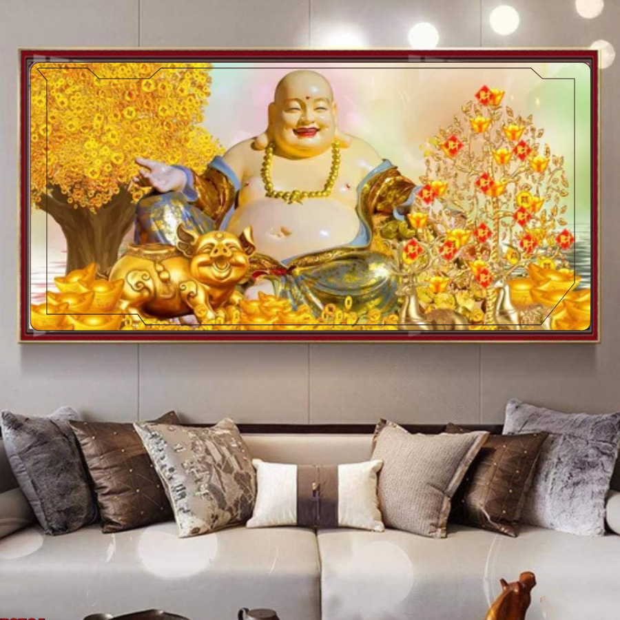 Tranh mặt gương thần tài tặng quà đầu năm Hội An 2026 3 tranh-mat-guong-than-tai-tang-qua-dau-nam-hoi-an
