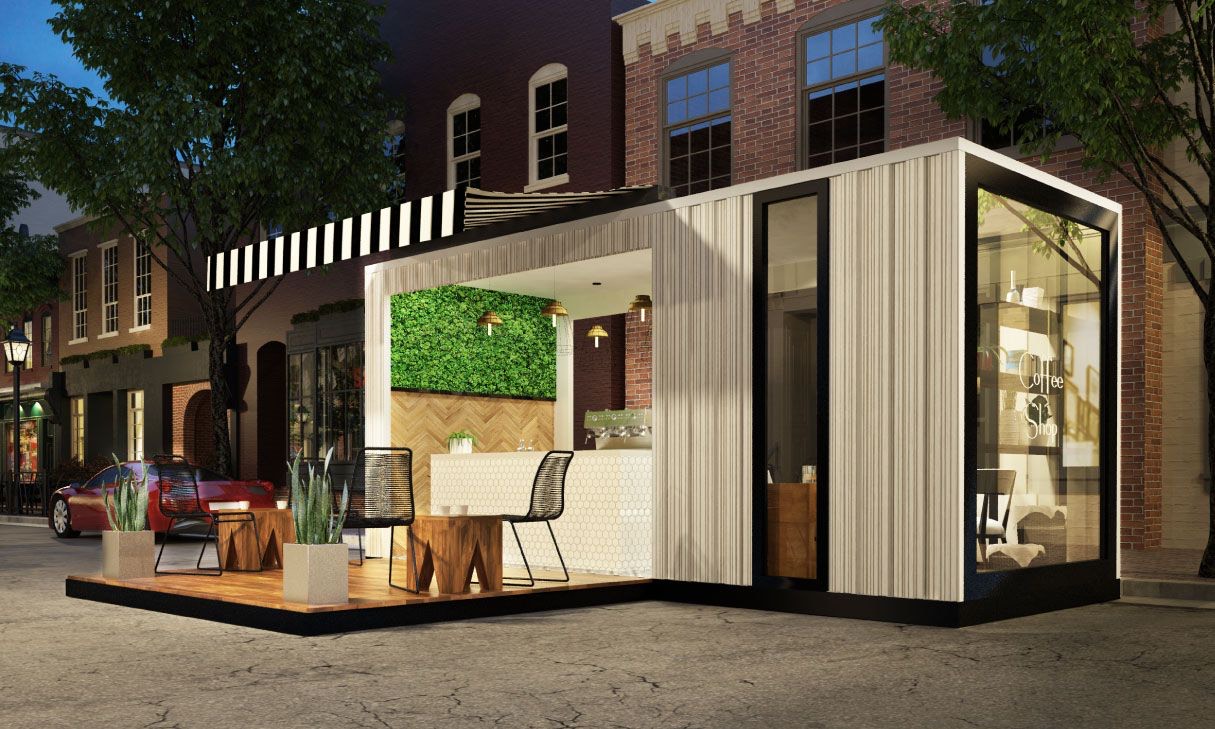 Thi công cafe container Hà Nội