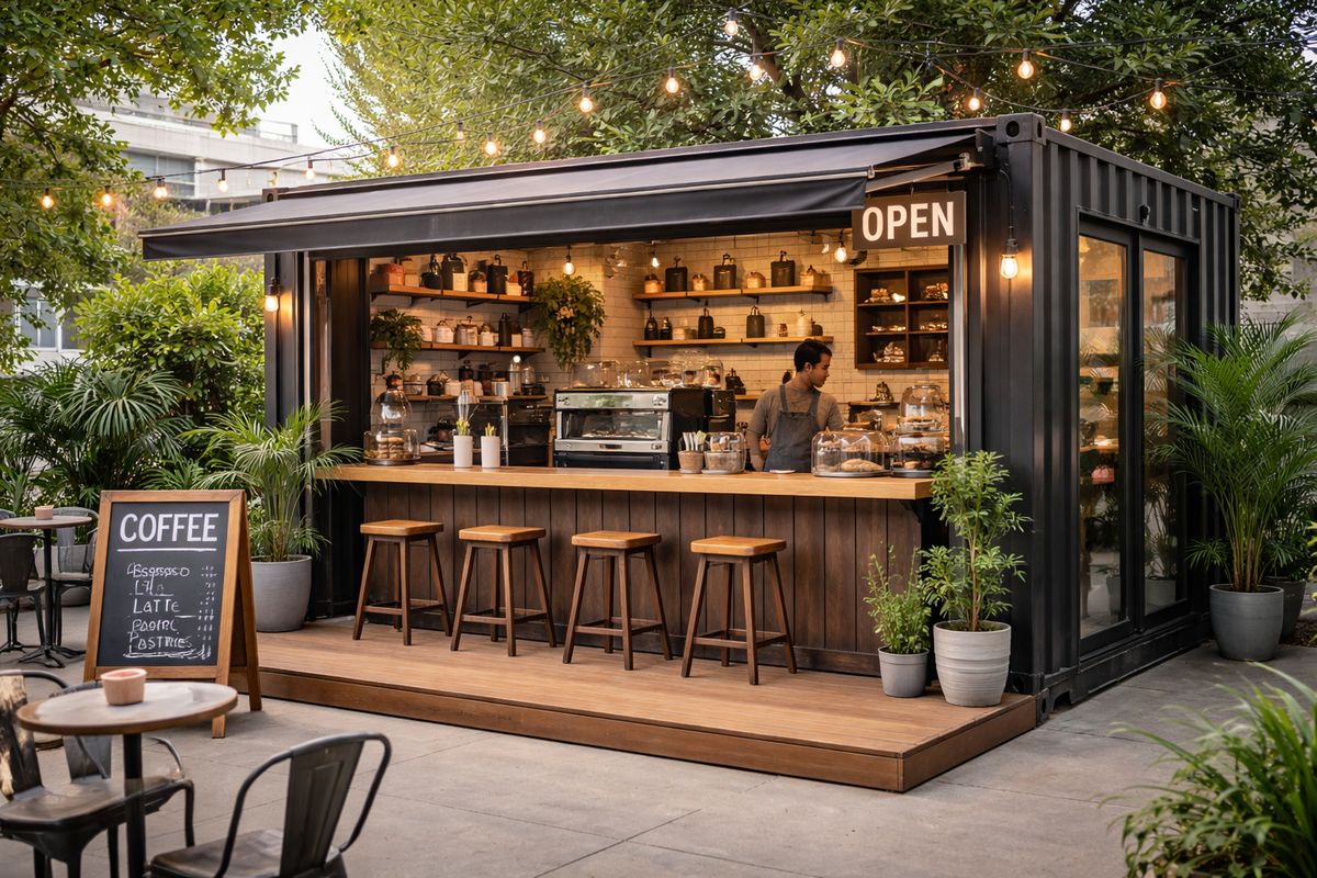 Thi công cafe container Hà Nội