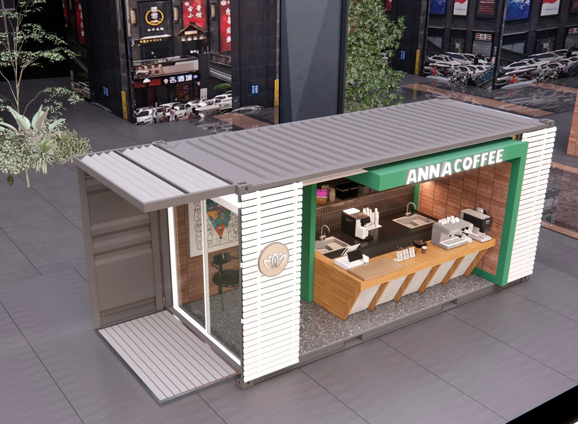 Thi công cafe container Hà Nội