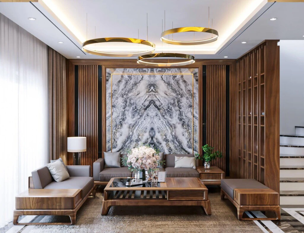 Thi công gỗ óc chó nội thất HCM | Oha Decor – 7+ năm kinh nghiệm 5 Thi công gỗ óc chó nội thất