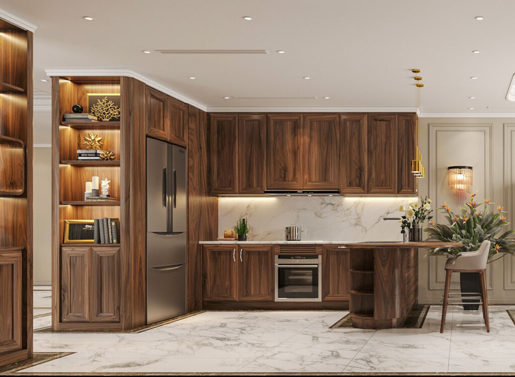 Thi công gỗ óc chó nội thất HCM | Oha Decor – 7+ năm kinh nghiệm 4 Thi công gỗ óc chó nội thất