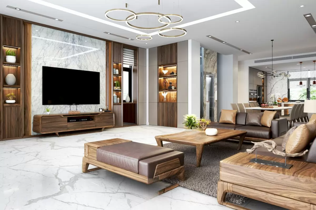 Mẫu thiết kế thi công nội thất nhà phố TP Hồ Chí Minh phong cách tối giản