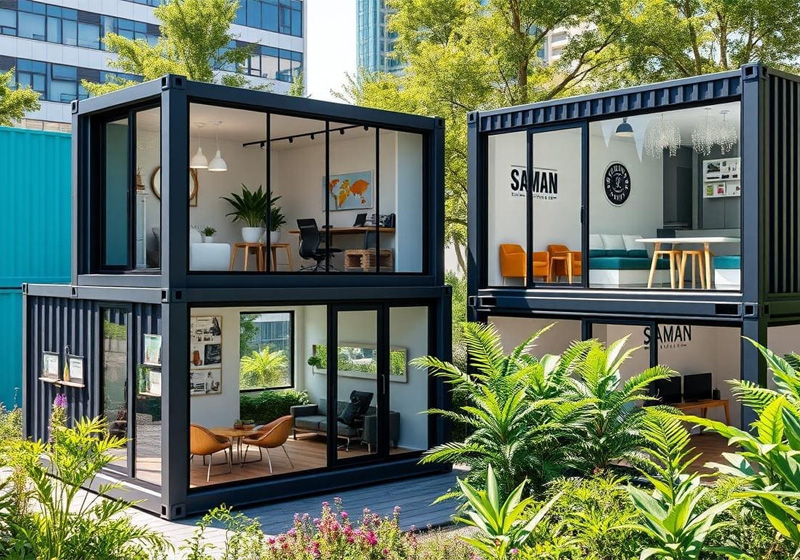 Thi công nội thất văn phòng container Hà Nội