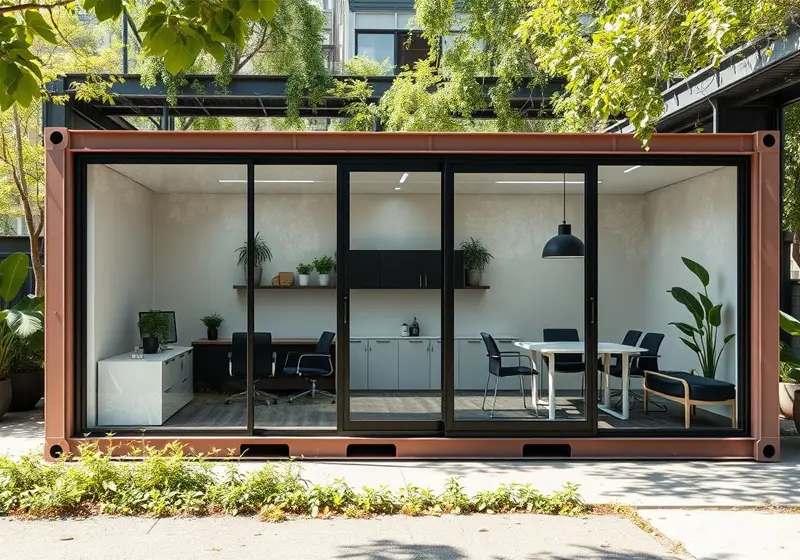 Thi công nội thất văn phòng container Hà Nội