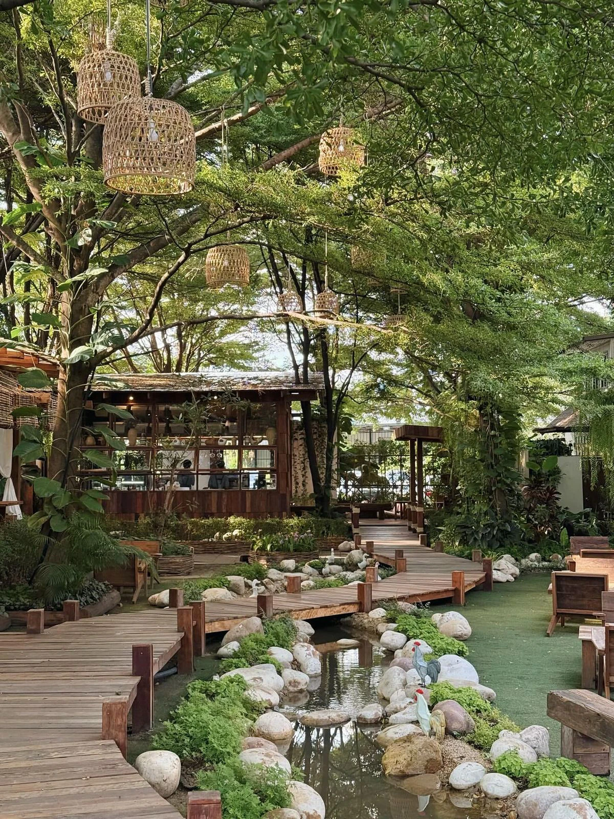 thi công quán cafe sân vườn Hà Nội