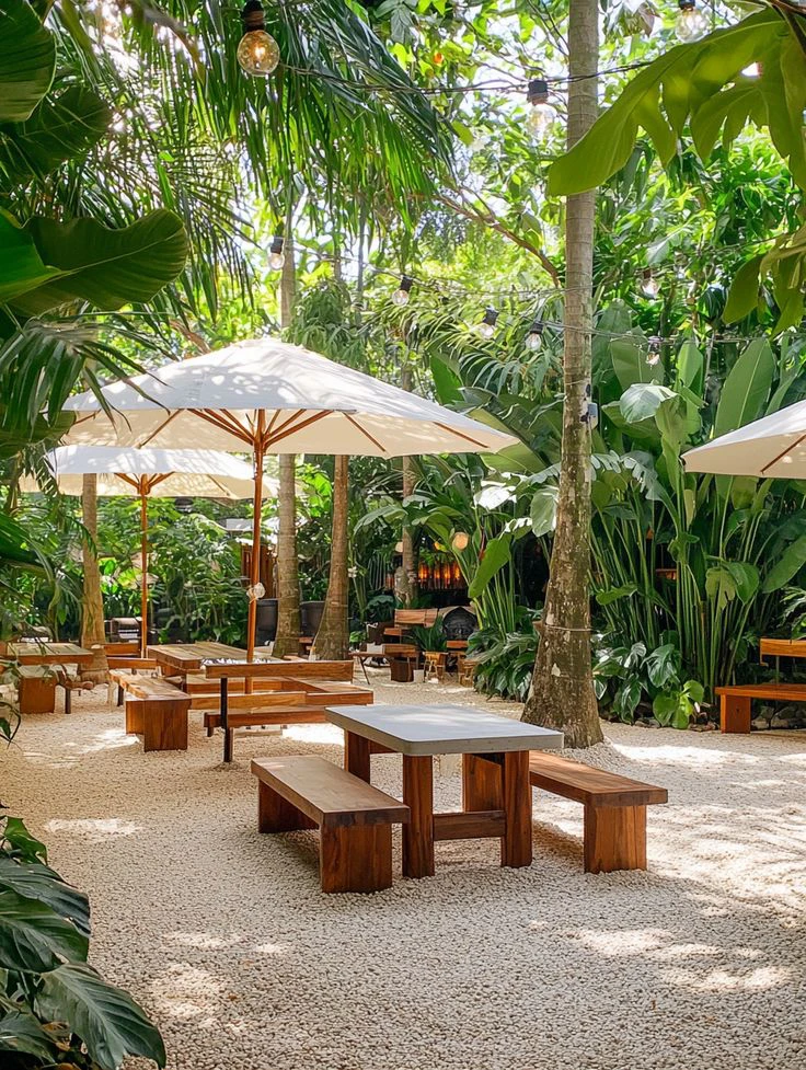 thi công quán cafe sân vườn Hà Nội