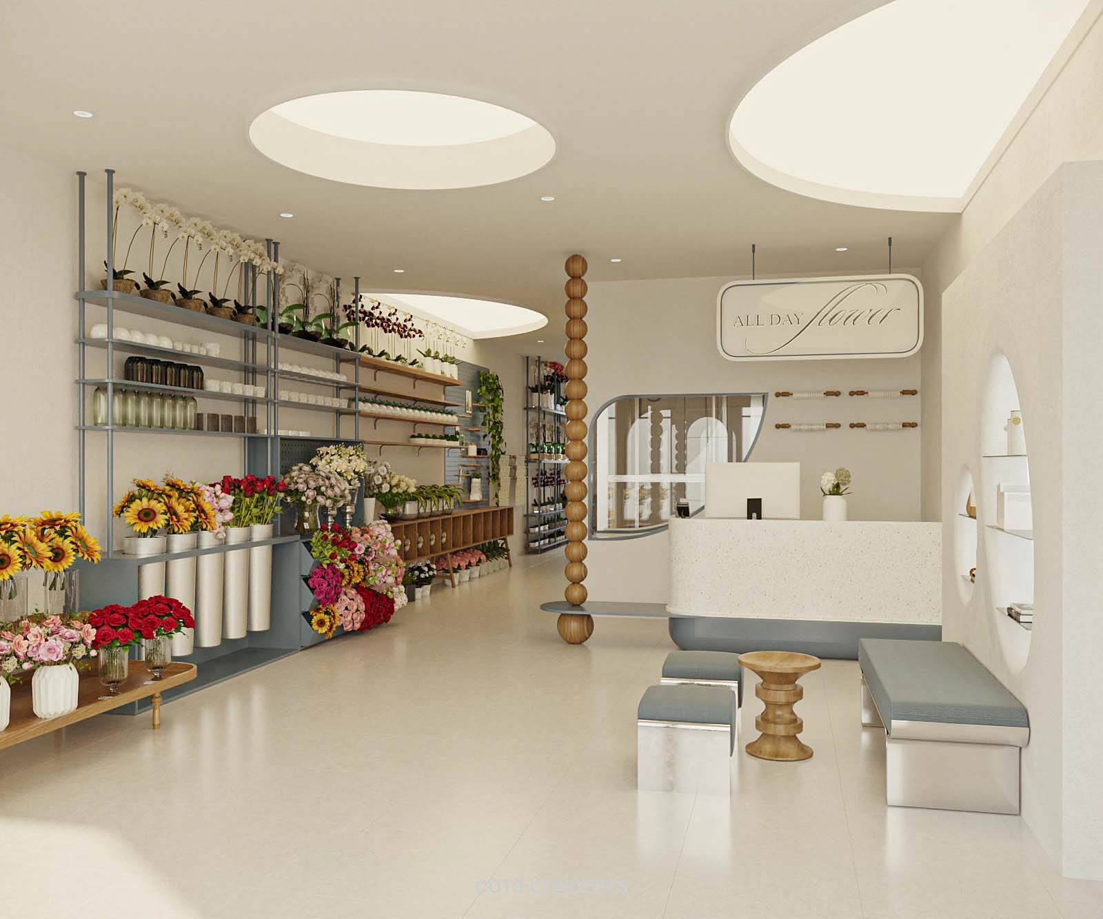 Thi Công Shop Mỹ Phẩm Huế Trọn Gói 2026 | Giải Pháp Giúp Không Gian Sang Trọng, Bắt Mắt 3 thi-cong-shop-my-pham-hue-tron-goi-2026