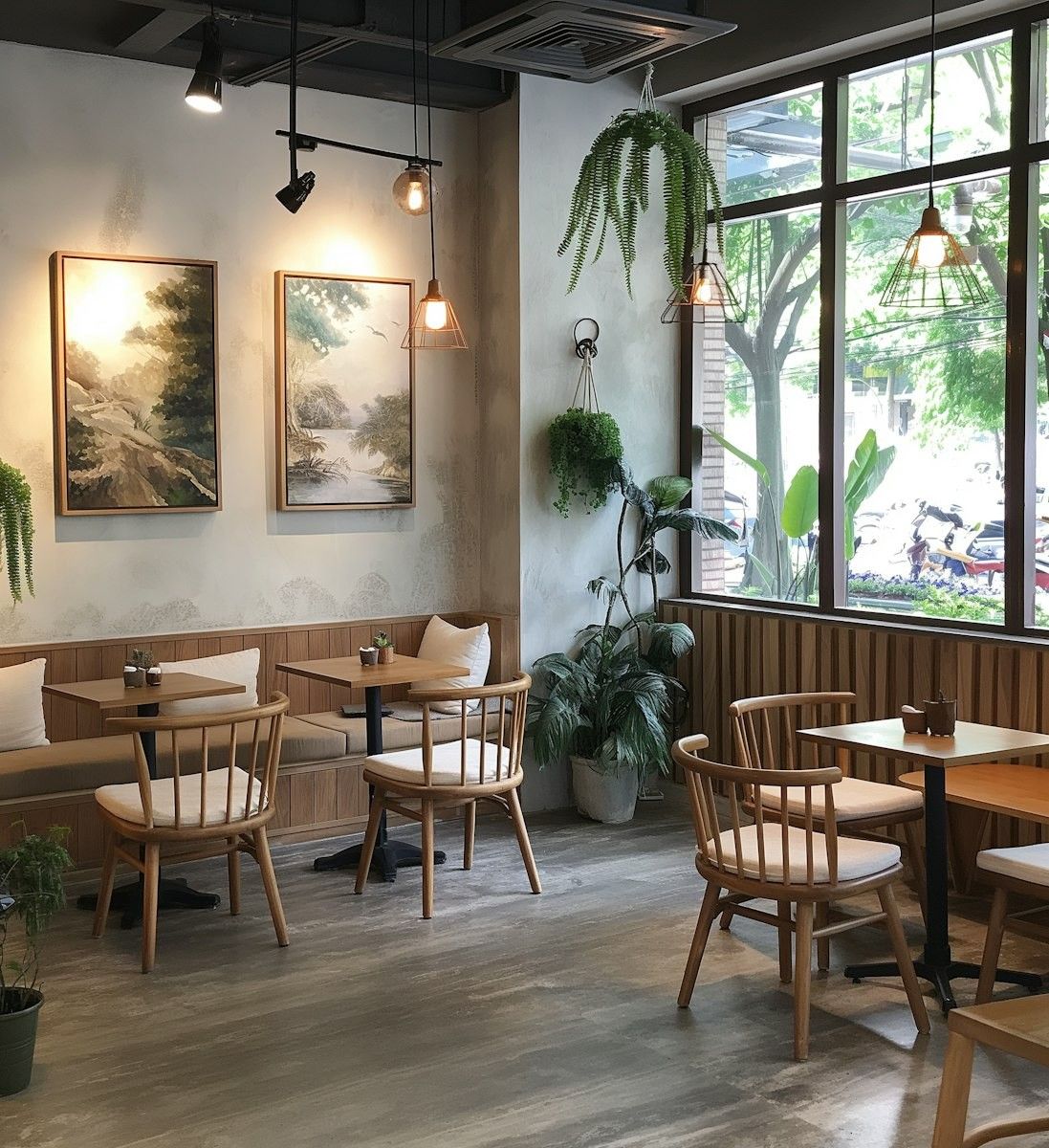 thiết kế thi công quán trà sữa Hà Nội