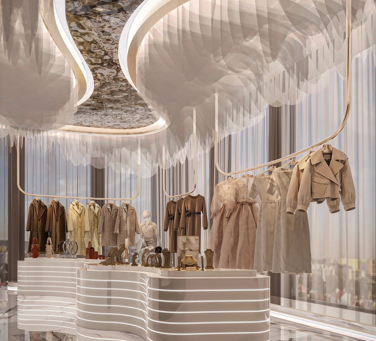 Thiết kế thi công shop thời trang Huế trọn gói | Đẹp – Chuẩn xu hướng 1 Thiết kế thi công shop thời trang Huế