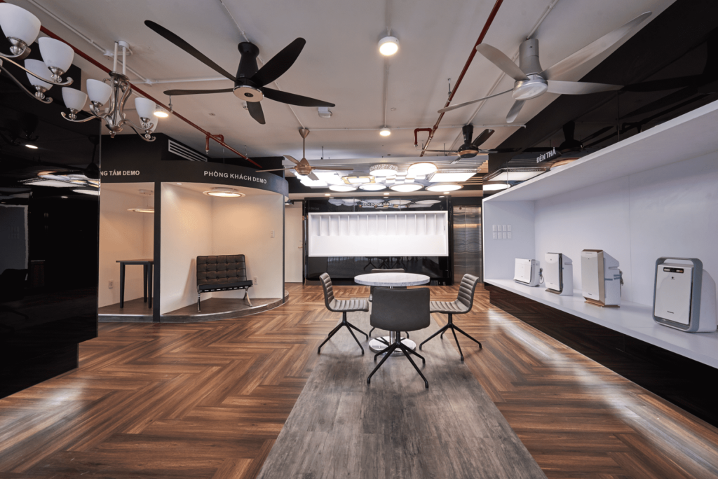 Thiết kế thi công showroom Hà Nội năm 2026 1 Thiết kế thi công showroom Hà Nội
