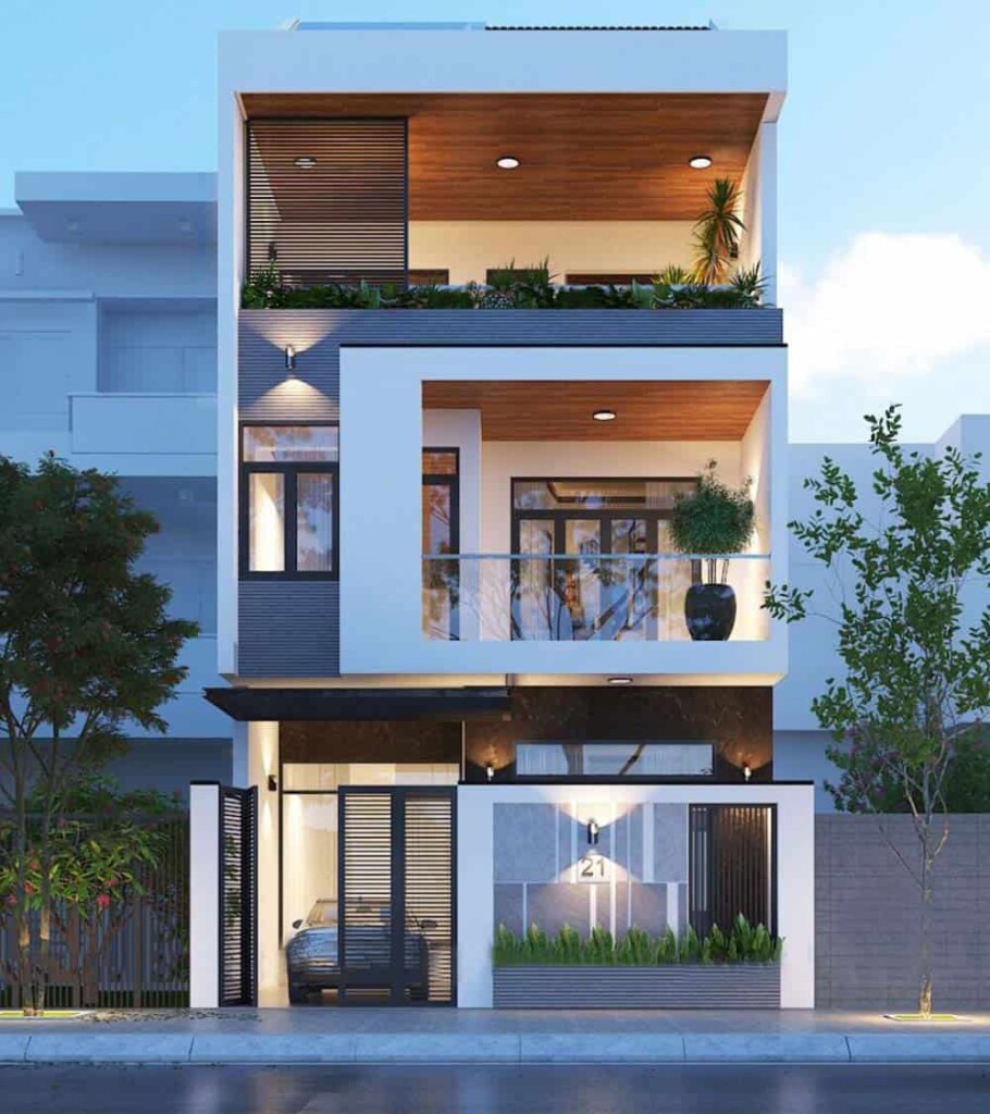 thiết kế và thi công nhà phố