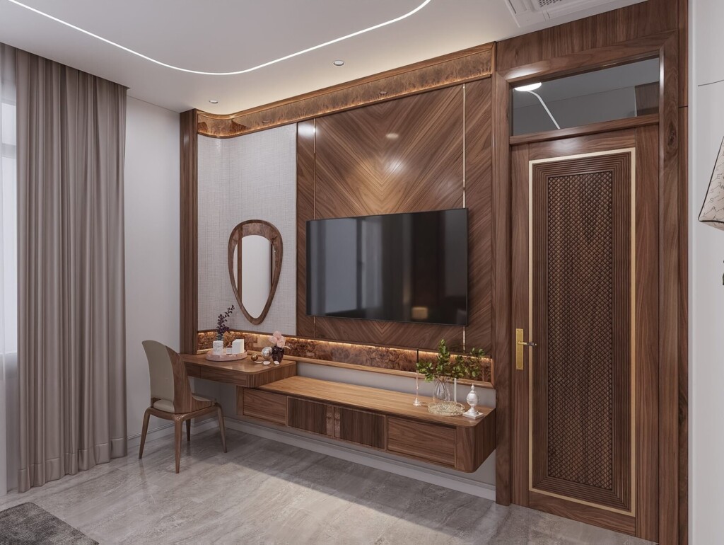 Bàn Trang Điểm Gỗ Tự Nhiên Thiết Kế Hiện Đại Tại Đà Nẵng – Xu Hướng Nội Thất Được Ưa Chuộng 4 bàn trang điểm gỗ tự nhiên thiết kế hiện đại nổi bật tại Đà Nẵng