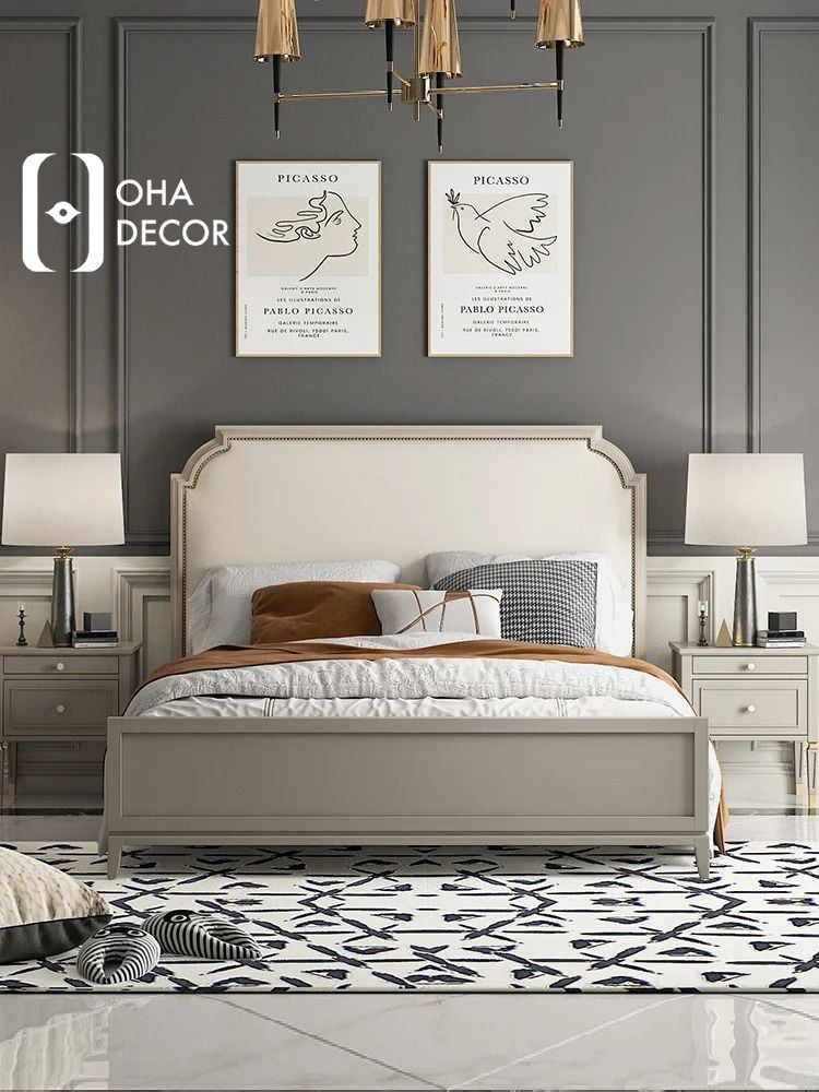 Top 10 Mẫu Giường Gỗ Bắc Âu Được Yêu Thích Nhất Hiện Nay Tại Quảng Bình 1 Giường gỗ Bắc Âu