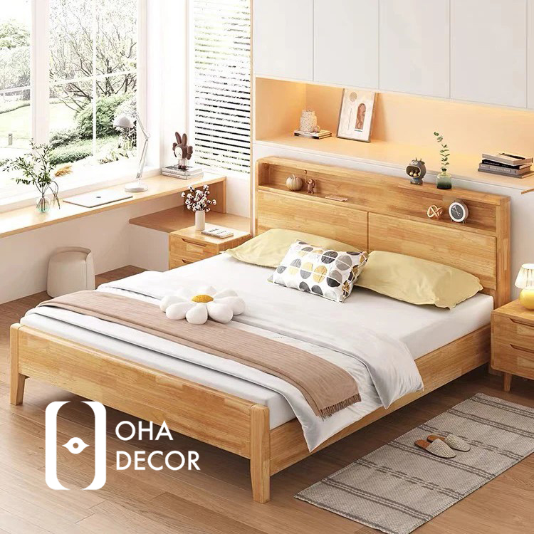 Top 10 Mẫu Giường Gỗ Bắc Âu Được Yêu Thích Nhất Hiện Nay Tại Quảng Bình 5 Giường gỗ Bắc Âu