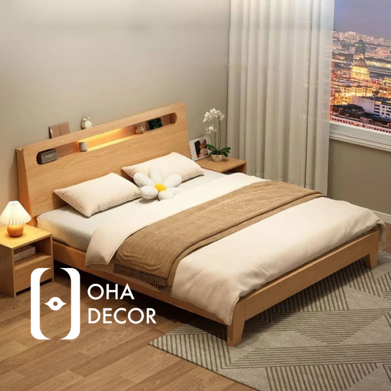 Bí Quyết Chọn Giường Gỗ Hàn Quốc Phù Hợp Với Không Gian Nhỏ Tại Hồ Chí Minh 2 giường gỗ Hàn Quốc