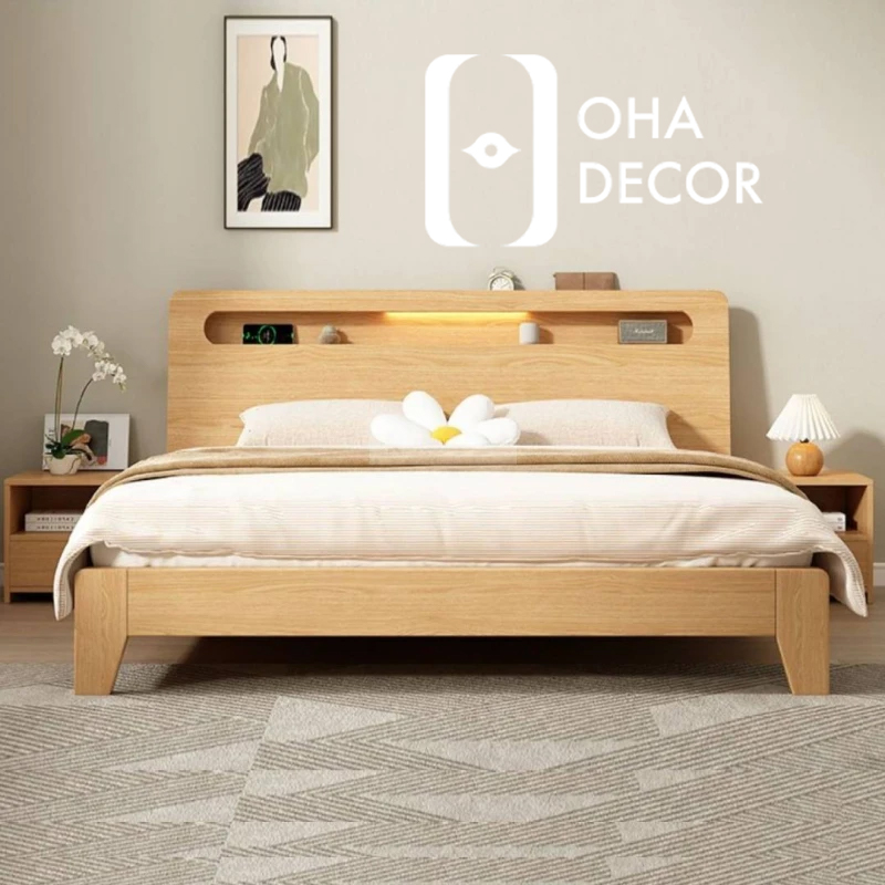 Bí Quyết Chọn Giường Gỗ Hàn Quốc Phù Hợp Với Không Gian Nhỏ Tại Hồ Chí Minh 3 giường gỗ Hàn Quốc