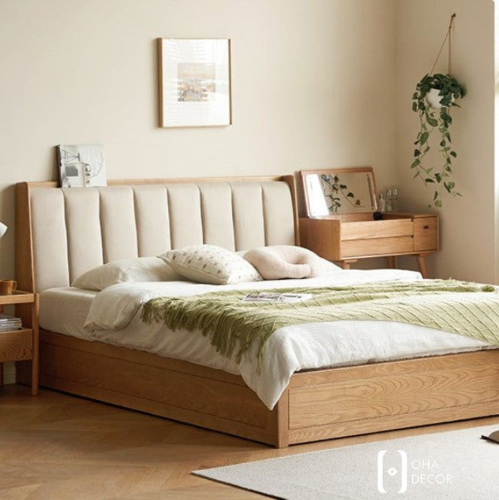 Giường Gỗ Tự Nhiên Phong Cách Tối Giản Tại Hà Nội – Tối Ưu Không Gian, Nâng Tầm Phong Cách Sống 2 Giường gỗ tự nhiên phong cách tối giản tại Hà Nội