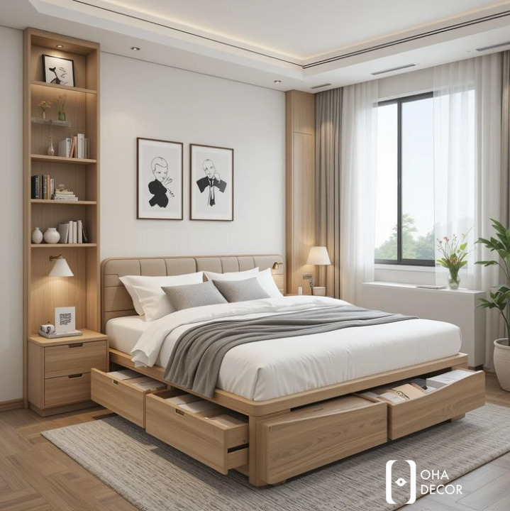 Giường Ngủ Gỗ Tự Nhiên Phong Cách Hàn Tại Quảng Bình – Lựa Chọn Tinh Tế Cho Không Gian Sống Hiện Đại 1 Giường Ngủ Gỗ Tự Nhiên Phong Cách Hàn Quảng Bình Nhiên Phong Cách Hàn Quảng Bình