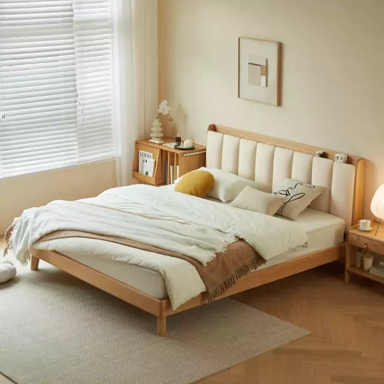 Giường Ngủ Gỗ Tự Nhiên Phong Cách Hàn Tại Quảng Bình – Lựa Chọn Tinh Tế Cho Không Gian Sống Hiện Đại 2 Giường Ngủ Gỗ Tự Nhiên Phong Cách Hàn Quảng Bình